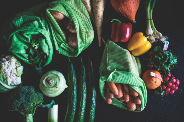 sac à vrac en tissu pour fruits légumes